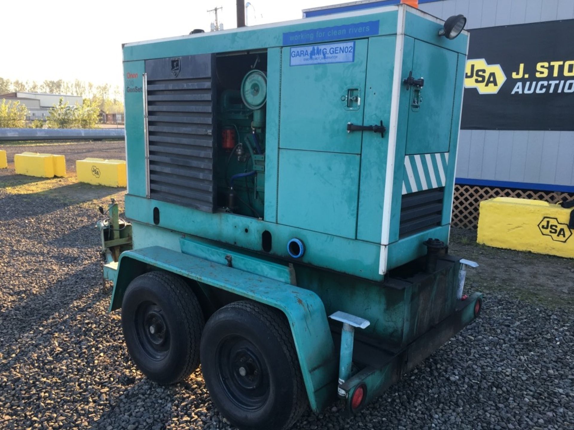 1989 Onan 100DGD Towable Generator - Image 4 of 11