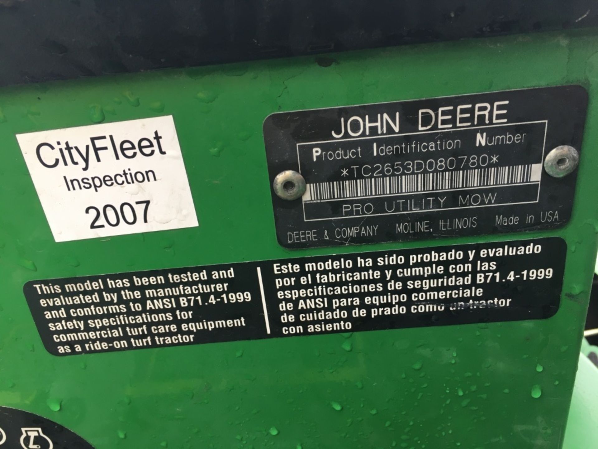 2000 John Deere 2653A Greens Mower - Image 15 of 23