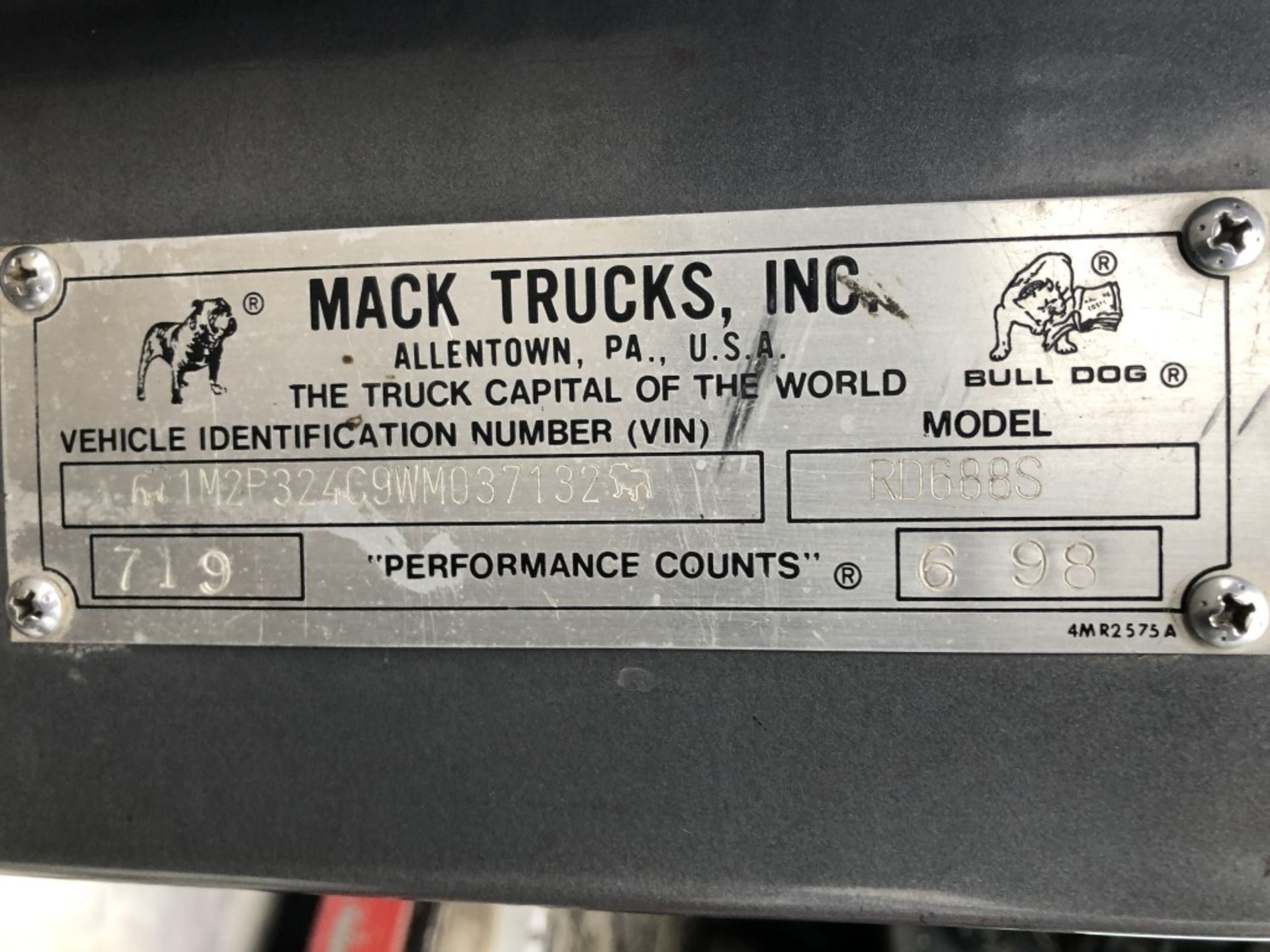 1998 Mack RD688S T/A Dump Truck - Image 26 of 26