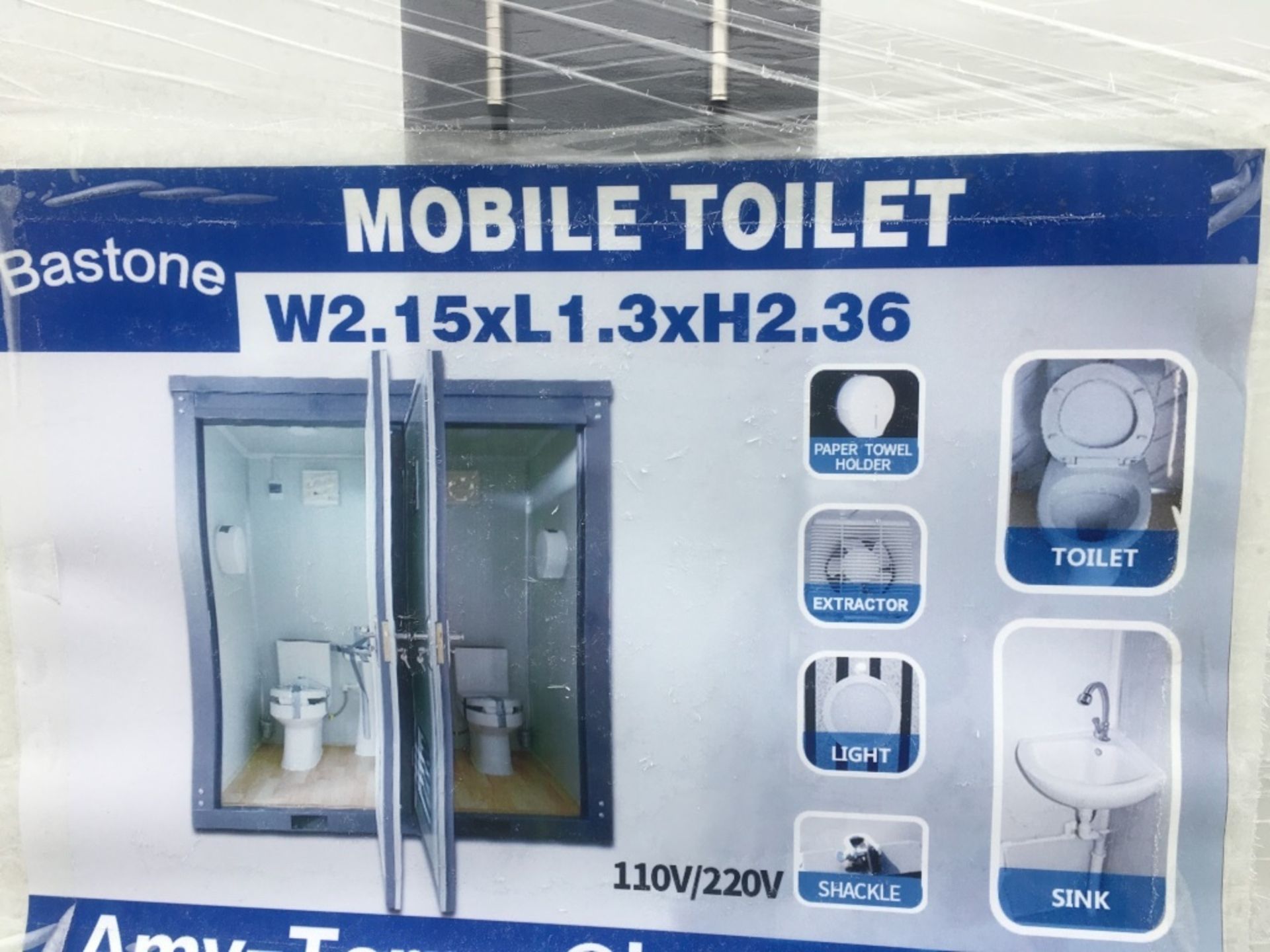 2020 Bastone Two-Toilet Mobile Bathroom - Image 5 of 5