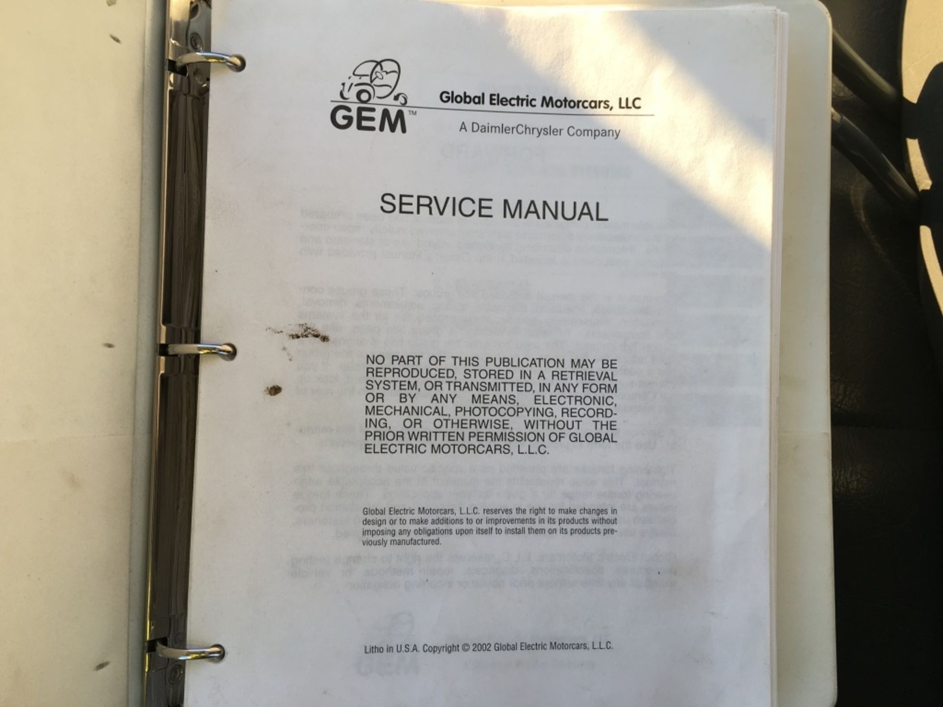 2003 GEM E825 Utility Cart - Image 10 of 10