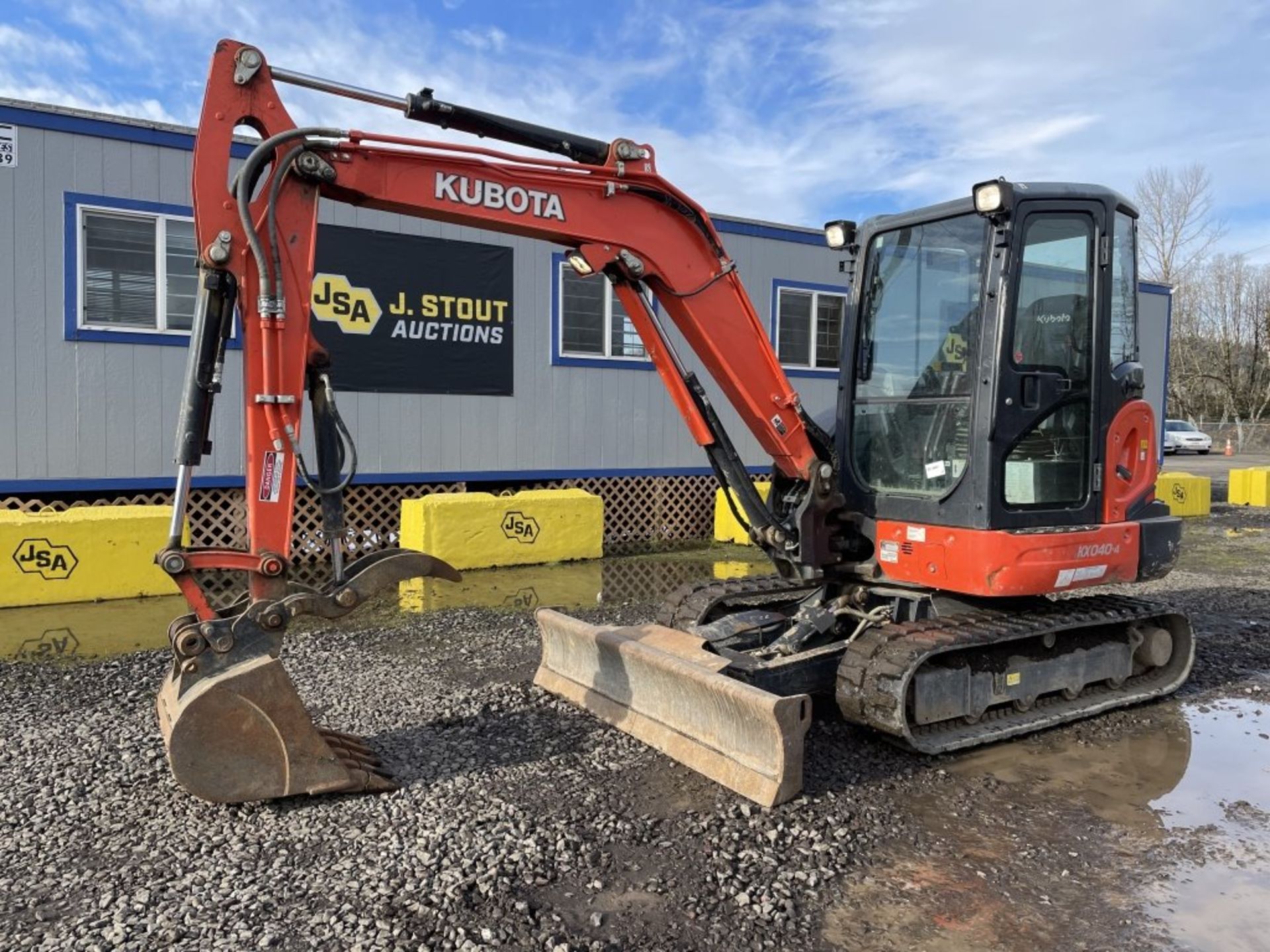 2017 Kubota KX040-4 Mini Hydraulic Excavator