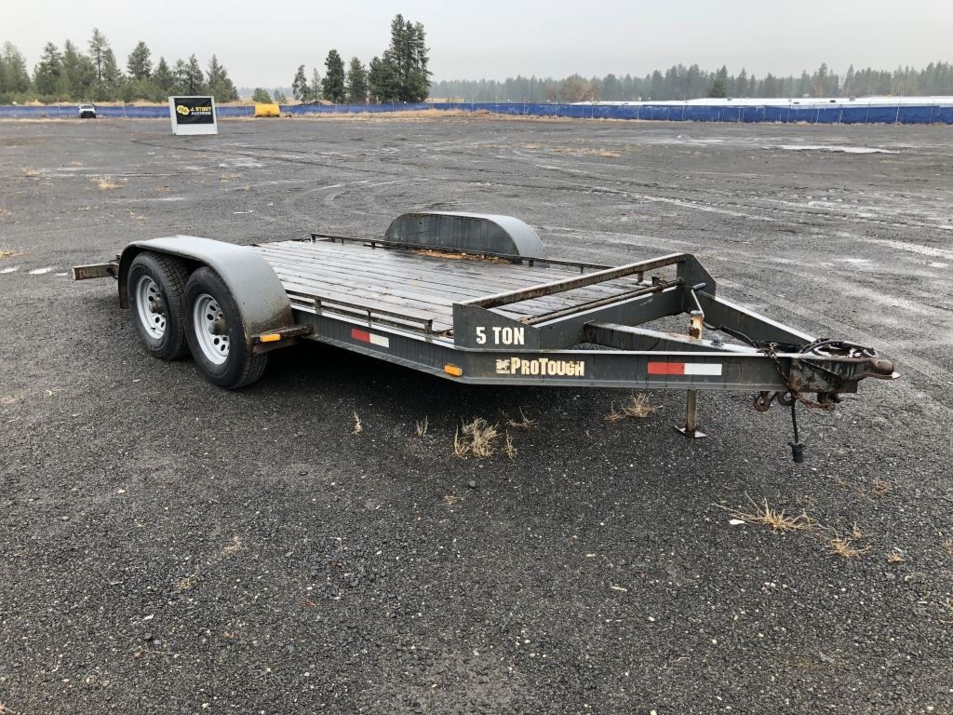 2003 LWL 13' T/A Tilt Trailer - Image 2 of 8