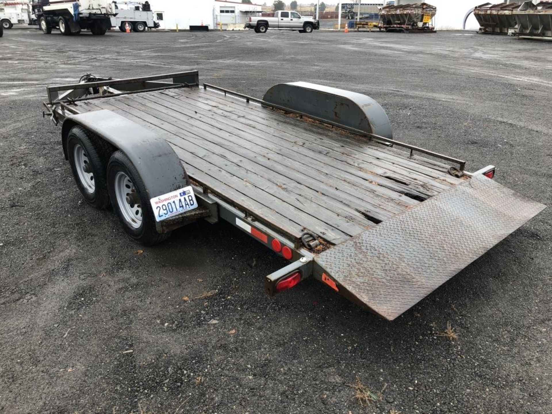 2003 LWL 13' T/A Tilt Trailer - Image 4 of 8