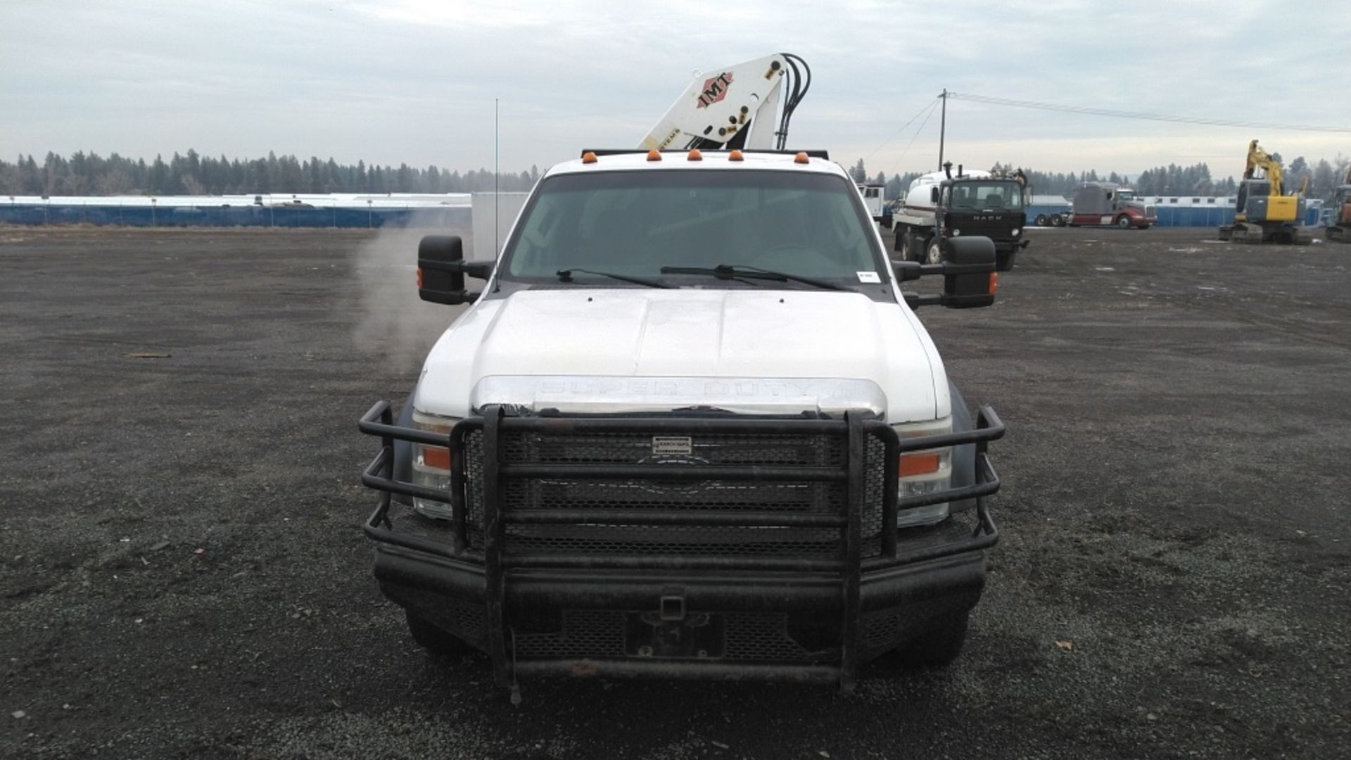 2008 Ford F550 4x4 Extra Cab Flatbed Truck - Image 2 of 30