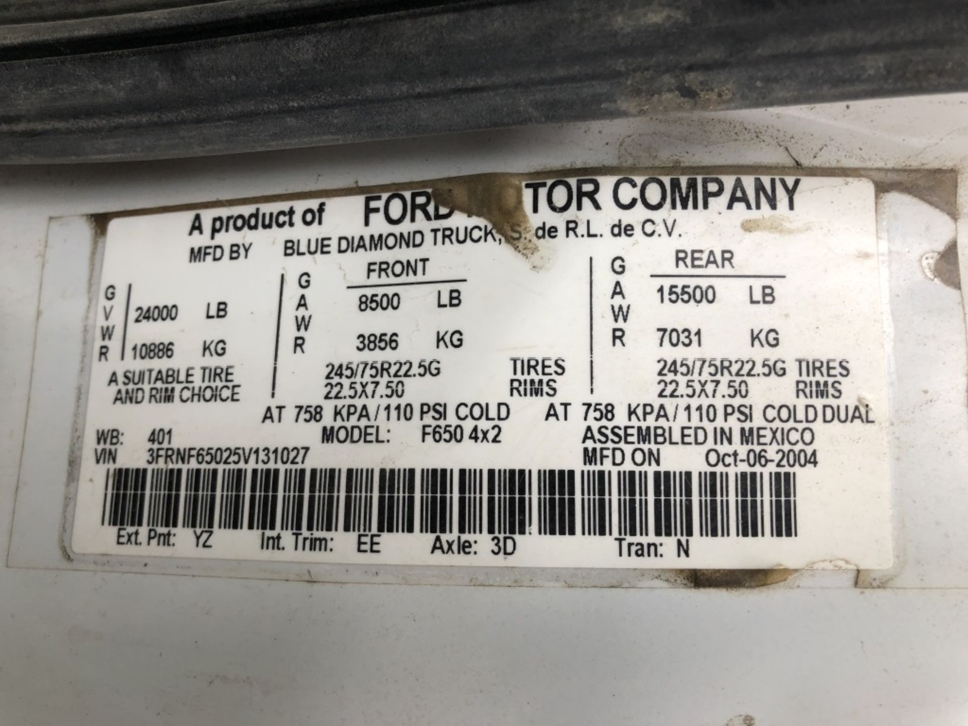 2005 Ford F650 Pro-Loader Service Truck - Image 23 of 23