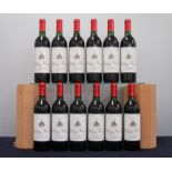 12 bts Ch. Musar 1989 oc Gaston Hochar 2 i.n, 3 vts, 6 ts, 1 ms/us