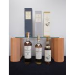 1 litre bt Macallan (Elegancia) Speyside 12 YO Malt Whisky 40% oc 1 bt Macallan (Fineoak) Speyside