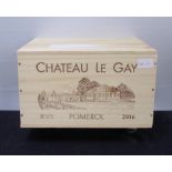6 bts Ch. Le Gay 2016 owc Pomerol