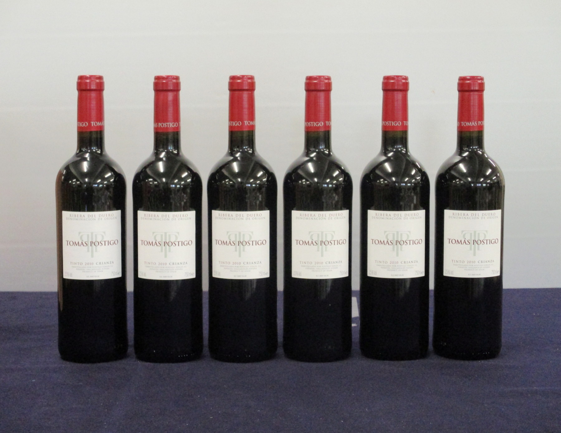 6 bts Tomás Postigo Tinto Crianza 2010 oc Ribero del Duero