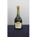 1 bt Taittinger Comtes de Champagne Blanc de Blancs 1966 30 mm inverted