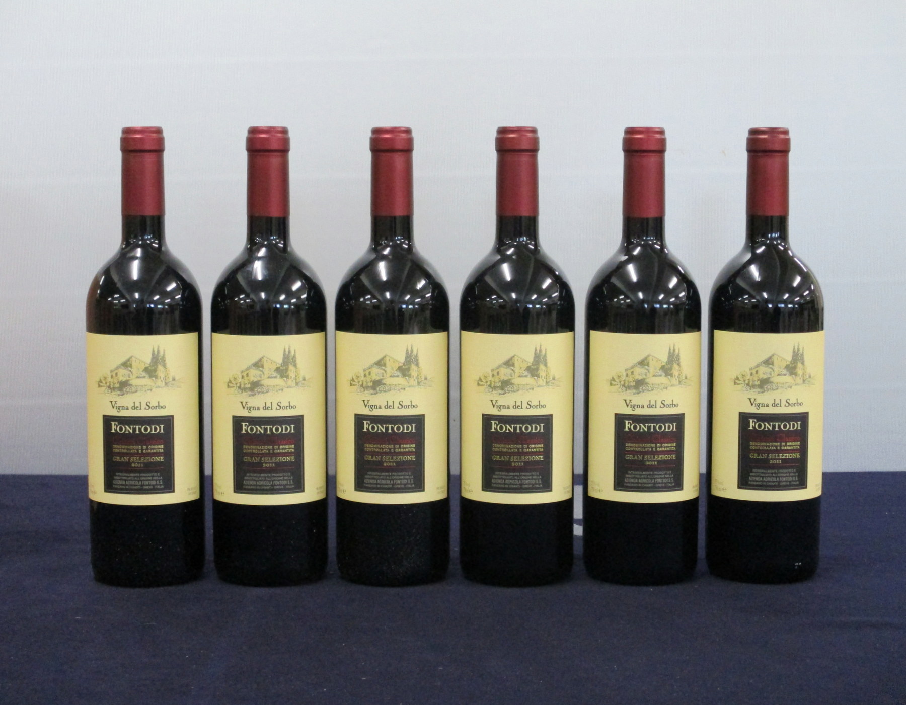 6 bts Fontodi Vigna del Sorbo Chianti Classico Gran Selezione 2011 oc