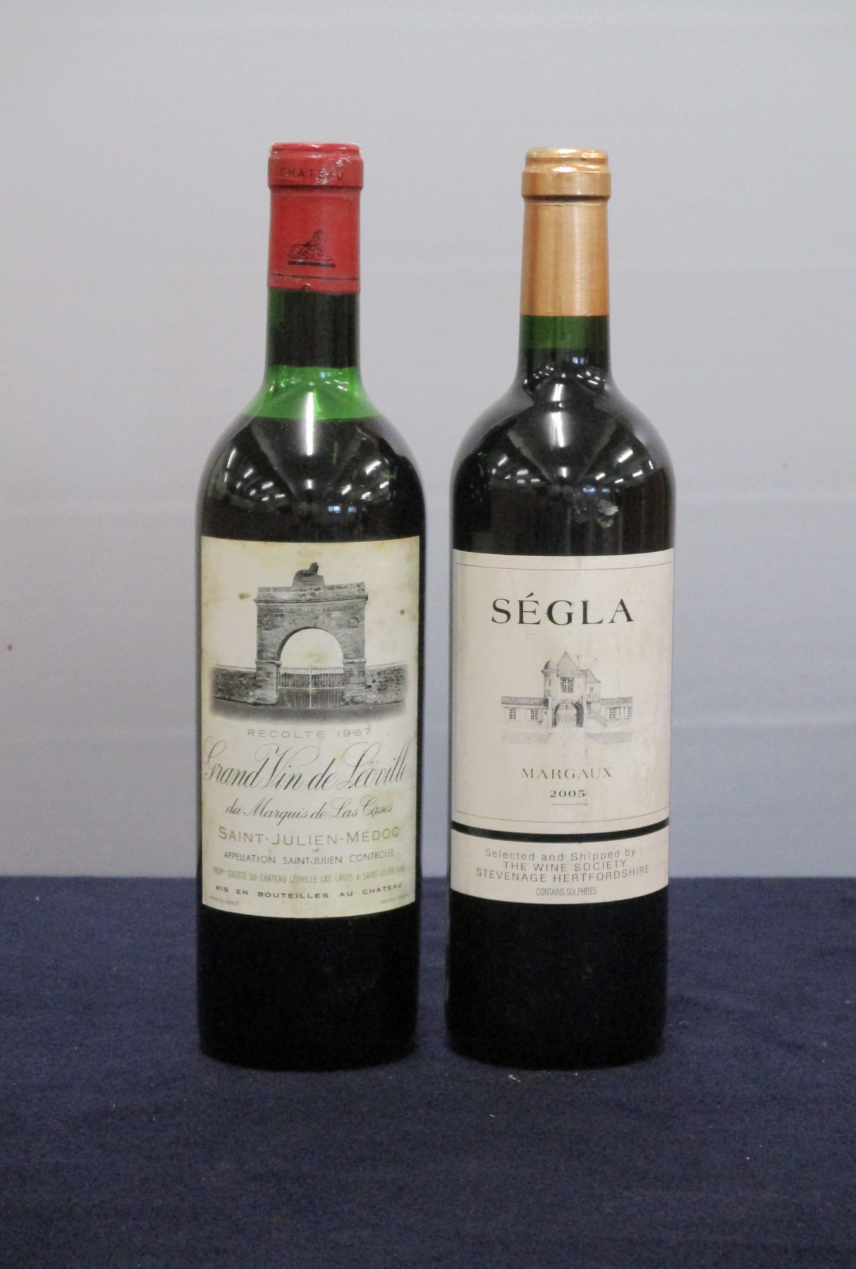 1 bt Léoville Lascases 1967 St Julien ms, aged/sl stl, foil damage/low cork 1 bt Ségla (2nd label of