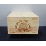 12 hf bts Ch. Coutet 2016 owc 1er Grand Cru Classé Barsac