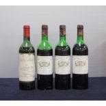 1 bt Ch. Mouton-Baron-Philippe 1966 Pauillac, 5me Cru Classé lms, vsl bs, vsl foil damage 3 bts