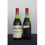 1 bt Grands Echezeaux DRC 1982 bottle N° 005065, lms Percy Fox & Co. Shipping Label, 1 sl tear &