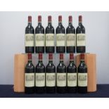 12 bts Carruades de Lafite 2000 owc Pauillac 9 hf, 3 hf/i.n, 2 vsl dstl