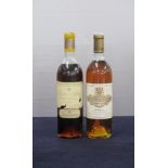 1 bt Ch. d'Yquem 1962 Sauternes 1er Grand Cru Classé ms, sl tears to aged label 1 bt Ch. Coutet À