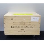 6 bts Ch. Lynch-Bages 2014 owc Pauillac, 5me Cru Classé