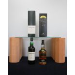 1 bt Laphroaig 15 YO Islay Malt Whisky oc 43% 1 bt Lochindaal 10 YO Islay Malt Whisky oc 43% Above