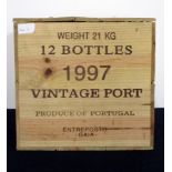 12 bts Dows 1997 Vintage Port owc