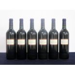 v 6 bts Ch. Hosanna 2001 owc sl split lid Pomerol 5 hf, 1 hf/i.n,