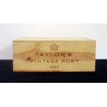 6 bts Taylors 1997 Vintage Port owc