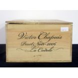 12 bts Bourgogne Pinot Noir La Cadole 2006 owc Victor Chapuis hf/i.n