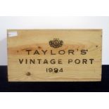 12 bts Taylors 1994 Vintage Port owc