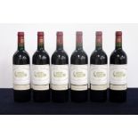 6 bts Ch. Margaux 1996 owc Margaux, 1er Cru Classé 3 hf, 3 hf/i.n