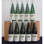 10 bts Egon Müller Scharzhofberger Riesling Auslese 1999 oc M.S.R. 1 foil removed, 1 vsl stl