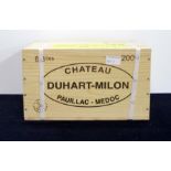 6 bts Ch. Duhart-Milon Rothschild 2009 owc Pauillac, 4me Cru Classé