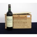 6 bts Ch. Lafon-Rochet 1996 owc St-Estephe, 4me Cru Classé hf/i.n