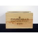 9 hf bts Churchills 2011 Vintage Port owc