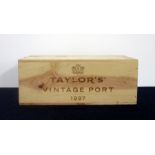 6 bts Taylors 1997 Vintage Port owc