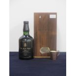1 70- cl bt Black Tot Last Consignment British Royal Navy Rum in polished wooden presentation case w