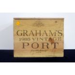 4 bts Grahams 1985 Vintage Port owc (12 bt)