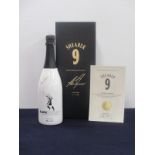 1 bt signed Alan Shearer Champagne