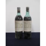 2 bts Ch. Haut Brion 1er Cru Classé 1942