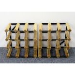 2 x 9 bottle (3 x 3) Wine Racks