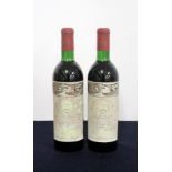 2 bts Ch. Mouton-Rothschild 1966