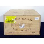 6 magnums Ch. Lafon-Rochet 2010 owc