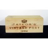 6 bts Taylors 1994 Vintage Port owc