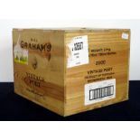 12 bts Grahams Vintage Port 2000 owc