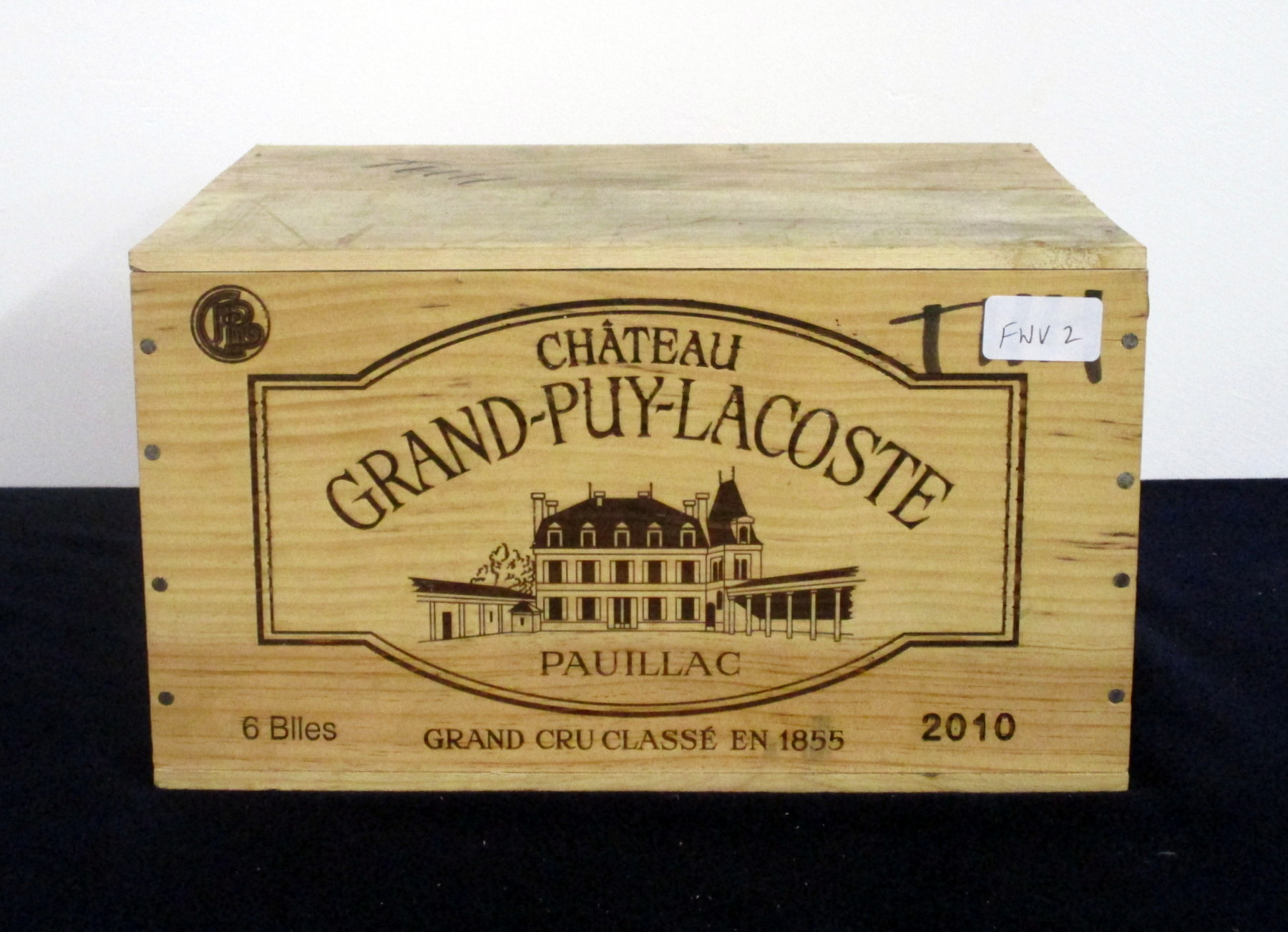 6 bts Ch. Grand-Puy-Lacoste 2010 owc