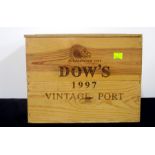 12 bts Dows 1997 Vintage Port owc