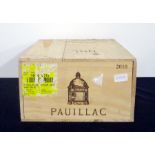 12 bts Pauillac de Ch. Latour 2010 owc