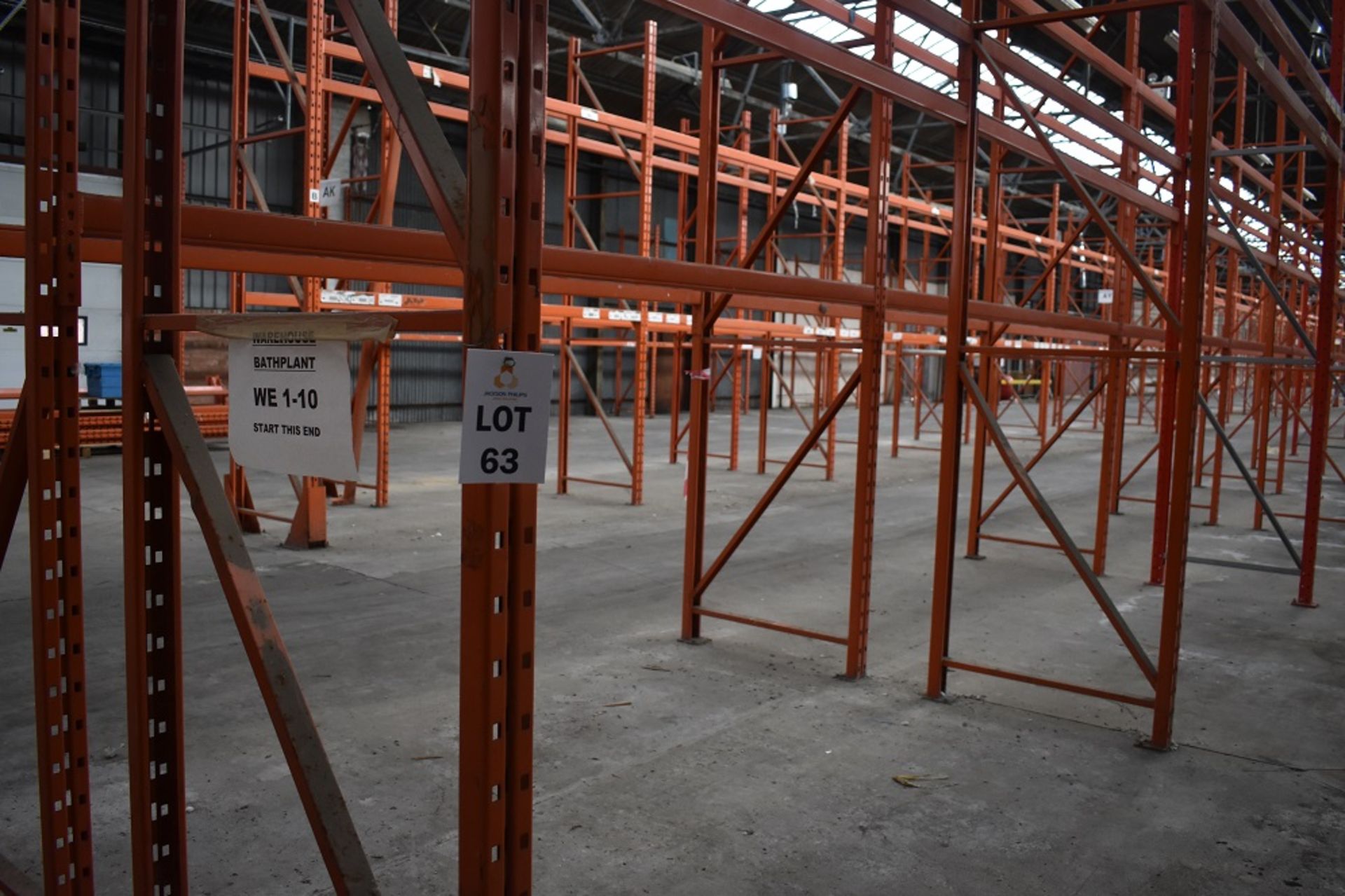 15 X BAYS OF 3 MTR HIGH BOLTLESS PALLET RACKING CONSISTING OF 60 BEAMS 16 X FRAMES - Image 3 of 3