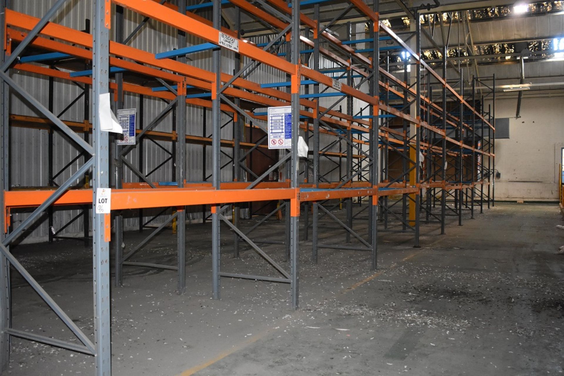 9 X BAYS OF 3 MTR HIGH BOLTLESS PALLET RACKING CONSISTING OF 52 BEAMS 10 X FRAMES - Image 2 of 2