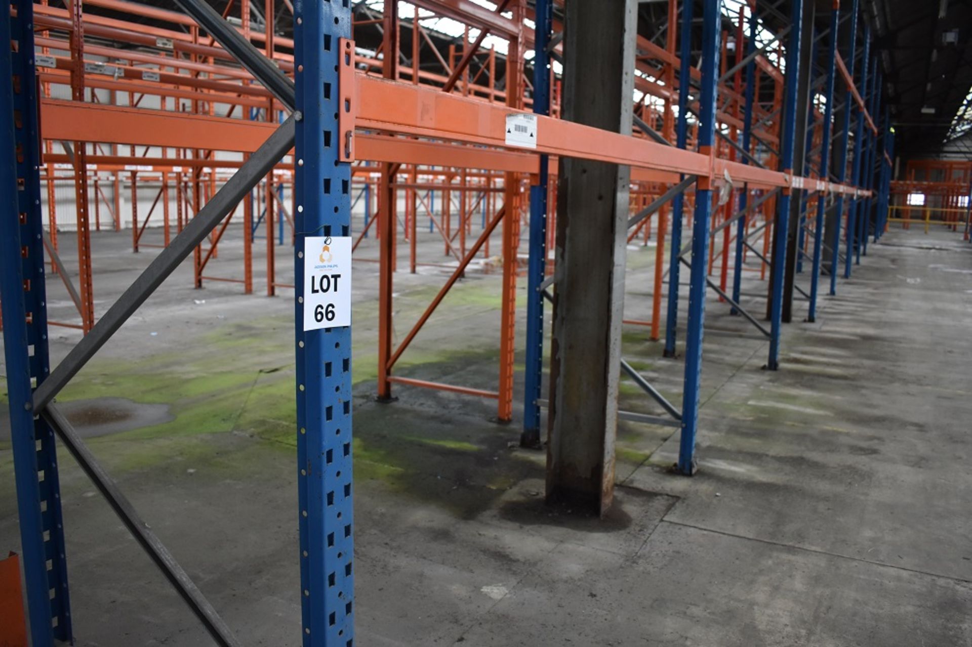 11 X BAYS OF 3 MTR HIGH BOLTLESS PALLET RACKING CONSISTING OF 36 BEAMS 115 X FRAMES